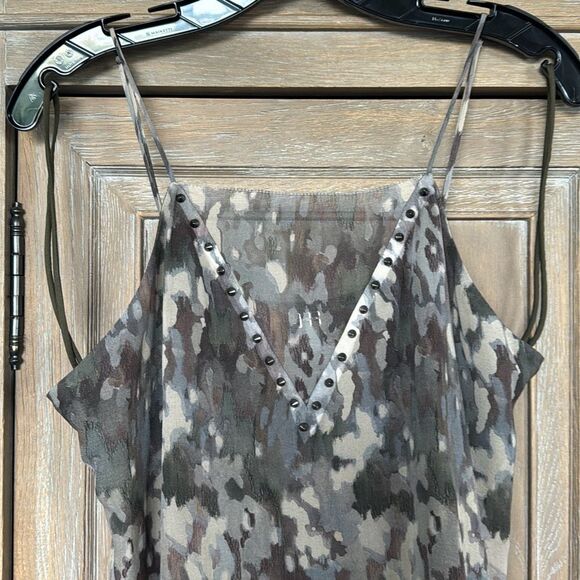 Haute Hippie Silk No Regrets Camo Camisole size medium - Picture 7 of 16